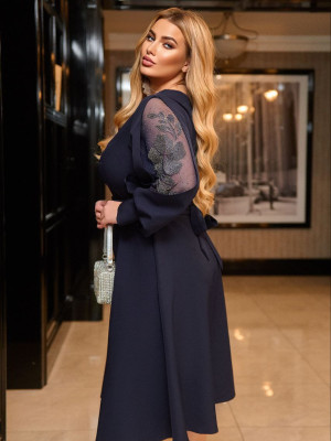 Ошатна жіноча сукня з стразами VOJ-A925T680 Ошатна жіноча сукня з стразами VOJ-A925T680