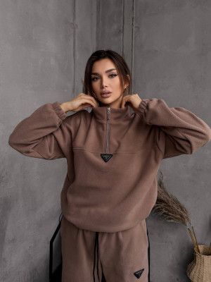 Трендовий флісовий костюм VM-A10522T570 Трендовий флісовий костюм VM-A10522T570