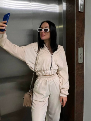 Велюровый женский костюм DMP-R1620T480 Велюровый женский костюм DMP-R1620T480