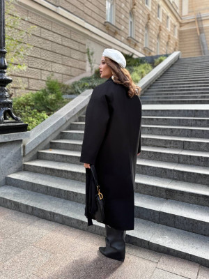 Длинное теплое пальто VW-A1630T1265 Длинное теплое пальто VW-A1630T1265