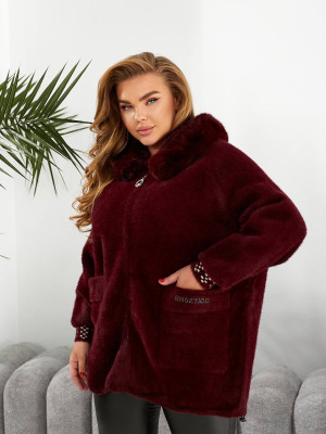 Кофта Альпака с мехом MAX-A914T1450 Кофта Альпака с мехом MAX-A914T1450