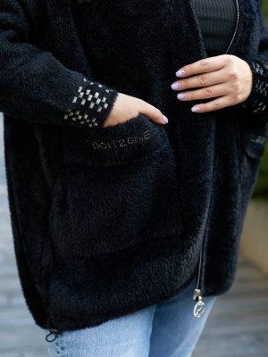 Кофта Альпака с мехом MAX-A914T1450 Кофта Альпака с мехом MAX-A914T1450