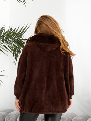 Кофта Альпака с мехом MAX-A914T1450 Кофта Альпака с мехом MAX-A914T1450