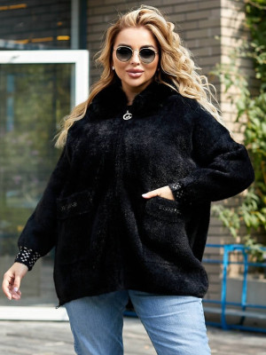 Кофта Альпака с мехом MAX-A914T1450 Кофта Альпака с мехом MAX-A914T1450