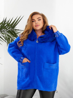 Кофта Альпака с мехом MAX-A914T1450 Кофта Альпака с мехом MAX-A914T1450