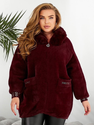 Кофта Альпака с мехом MAX-A914T1450 Кофта Альпака с мехом MAX-A914T1450