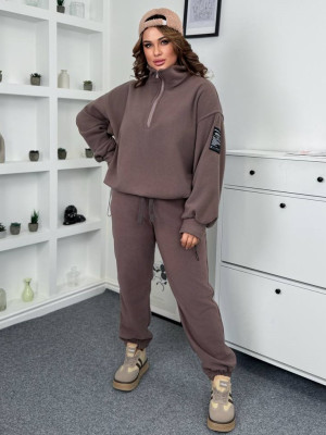 Теплый женский флисовый костюм PRAT-A2294T750