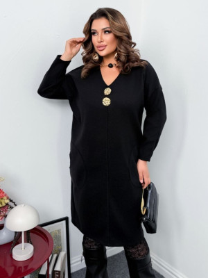 Ангорова сукня з гудзиками ZP-A1319T13.5