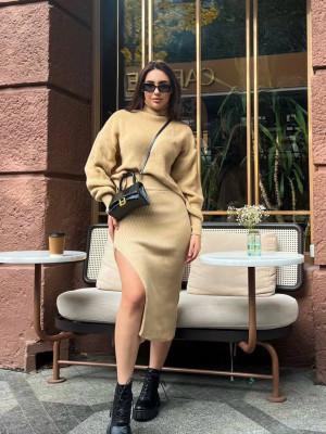 Юбка и свитер под горло KC-A0379T800