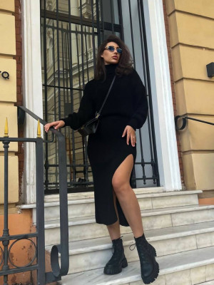 Юбка и свитер под горло KC-A0379T800