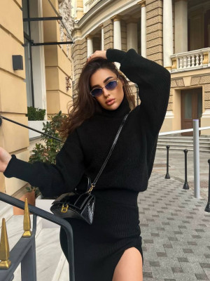 Юбка и свитер под горло KC-A0379T800