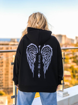 Оверсайз батник с крыльями на спине ET-A8913T500