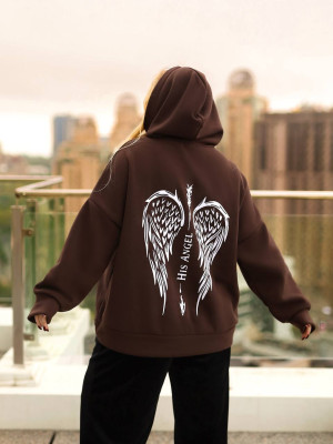 Оверсайз батник с крыльями на спине ET-A8913T500