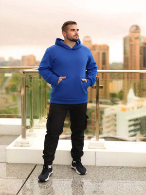 Мужской батник с аппликацией на спине ET-A8914T500