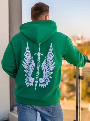 Мужской батник с аппликацией на спине ET-A8914T500