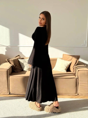 Теплое ангоровое платье IMMA-A425T550