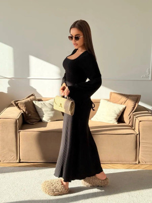 Теплое ангоровое платье IMMA-A425T550