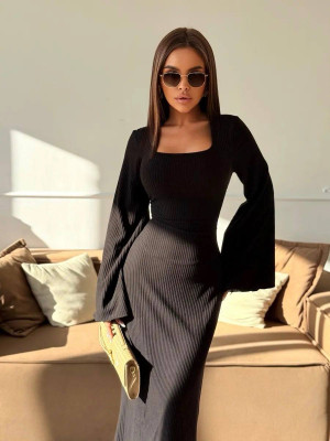 Теплое ангоровое платье IMMA-A425T550