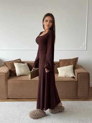 Теплое ангоровое платье IMMA-A425T550