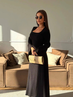 Теплое ангоровое платье IMMA-A425T550