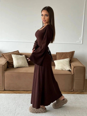 Теплое ангоровое платье IMMA-A425T550