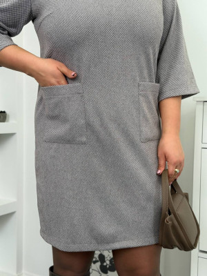 Платье с накладными карманами KG-A2304T420