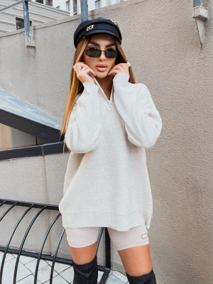 Оверсайз свитер с молнией IB-A1145T670