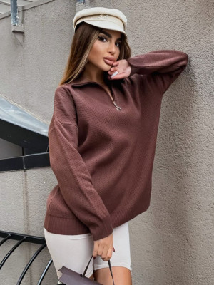 Оверсайз свитер с молнией IB-A1145T670