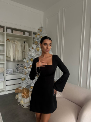 Платье с подвесками и открытой спиной SF-A5601T650