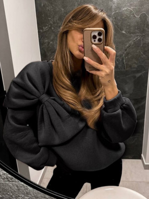 Свитшот с большим бантом AMU-A893.1893T299