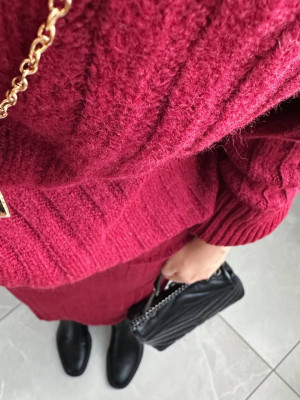 Вязаный костюм с юбкой AMU-A6928T1170