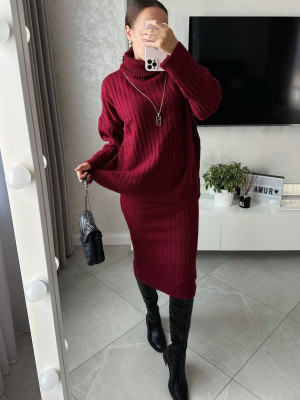 В'язаний костюм з спідницею AMU-A6928T1170