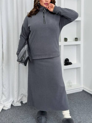 Флісовий костюм з спідницею AD-A069T500