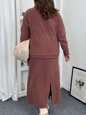 Флісовий костюм з спідницею AD-A069T500