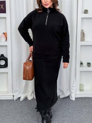 Флісовий костюм з спідницею AD-A069T500