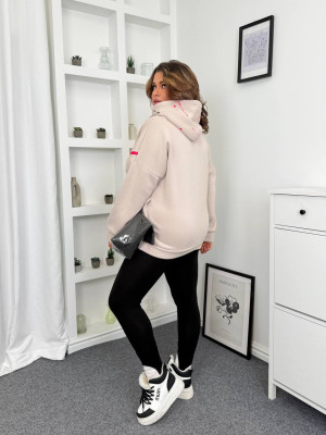 Яркий худи на флисе DOL-A394T790