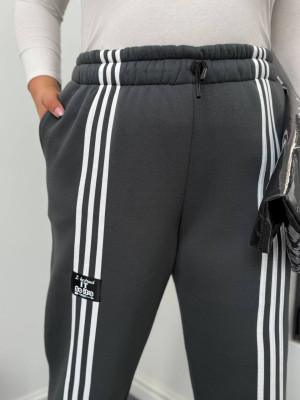 Оверсайз джогеры с лампасами DOL-A396T590