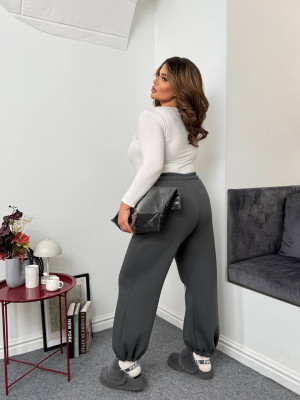 Оверсайз джогеры с лампасами DOL-A396T590