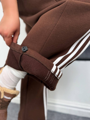 Оверсайз джогеры с лампасами DOL-A396T590