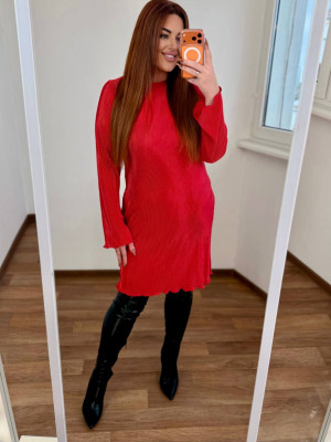 Свободное платье плиссе MA-N2150T450