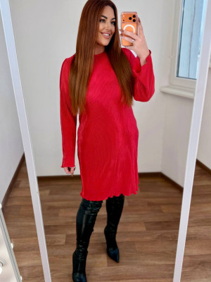 Свободное платье плиссе MA-N2150T450