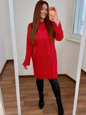 Свободное платье плиссе MA-N2150T450