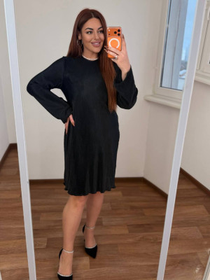 Свободное платье плиссе MA-N2150T450