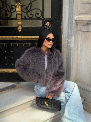 Женская короткая шуба AMU-A1281T1350