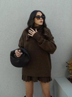 Теплый костюм с юбкой AMU-A7777T899