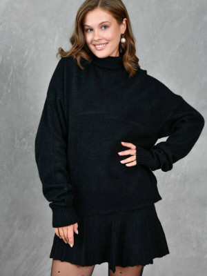 Теплый костюм с юбкой AMU-A7777T899