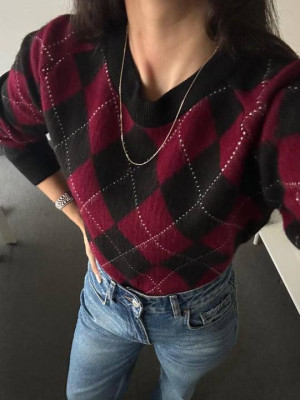 Теплий жіночий светр AMU-A4606T499