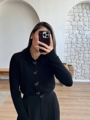 Кардиган із декоративними застібками AMU-A4575T670