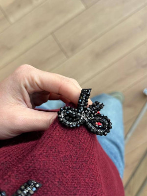 Кардиган із декоративними застібками AMU-A4575T670