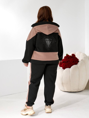 Прогулочный костюм со стразами MOV-A337T800